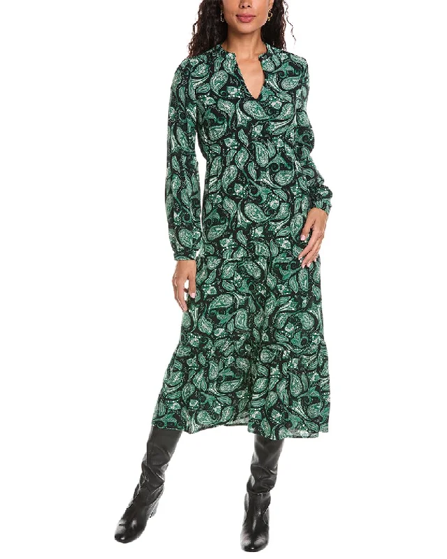 ANNA KAY Tiered Midi Dress Fashionable Off-Shoulder Dress Midi
