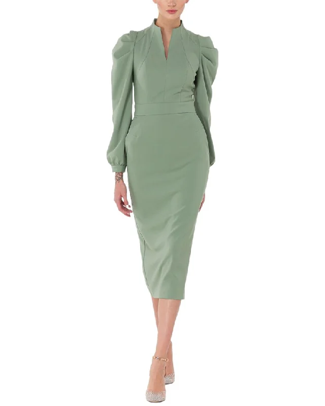BGL Midi Dress Chic Lace Detail Midi Dress