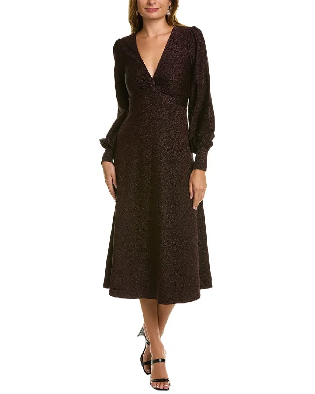 Boden Metallic Jersey Midi Dress Fashionable Wide Leg Midi Dress