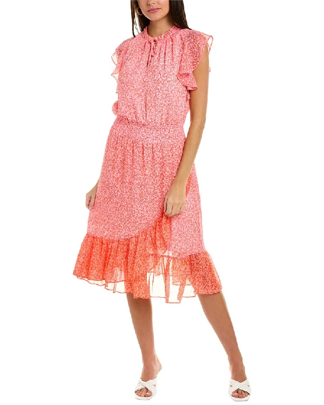 Draper James Chiffon Midi Dress Cozy A-Line Midi Dress