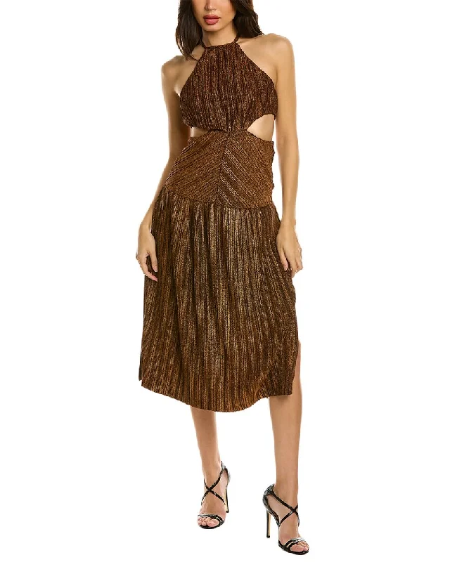 Misha Collection Odette Midi Dress Stylish High-Waisted Midi Dress