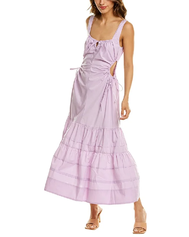 Nicholas Betty Midi Dress Cozy Midi Dress with Pockets