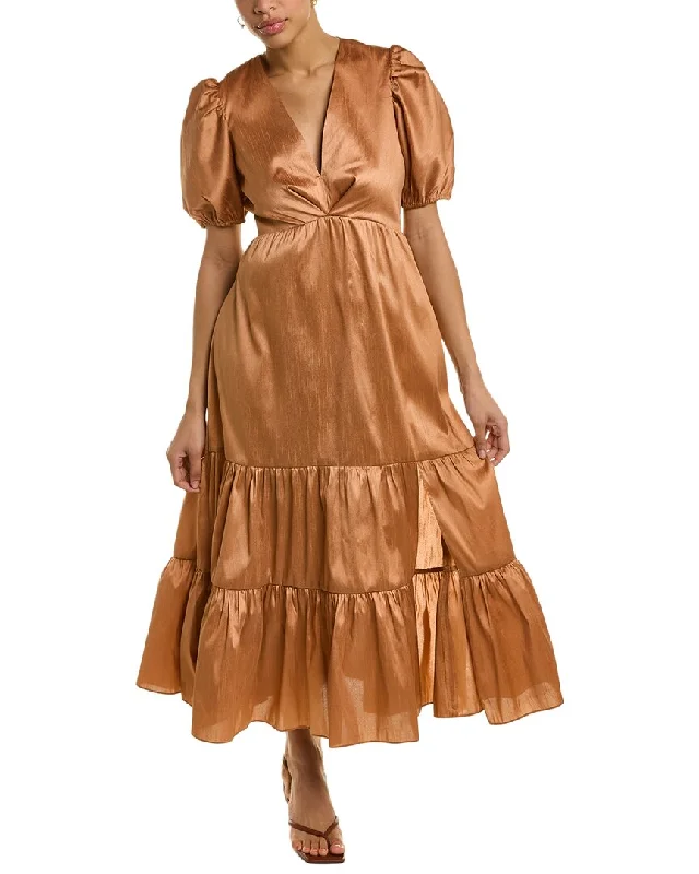 Sachin & Babi Paloma Midi Dress Fashionable A-Line Midi Dress