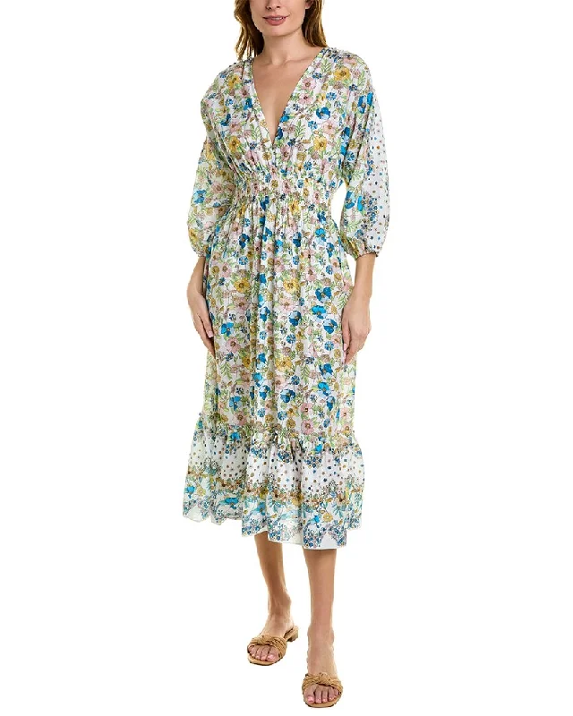 Shoshanna Dreamy Midi Dress Elegant Sleeveless Midi Dress