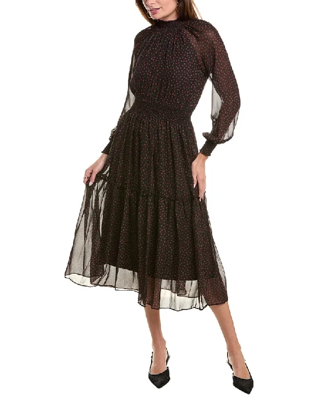 Taylor Chiffon Midi Dress Cozy Spaghetti Strap Midi Dress