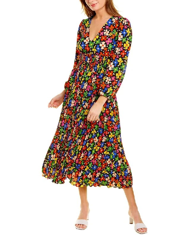 Traffic People Aurora Midi Dress Elegant Velvet Midi Dress