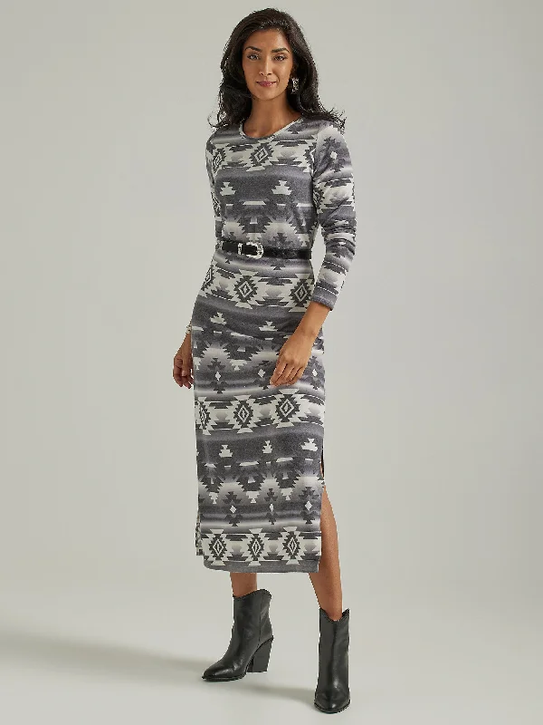 Women's Wrangler Retro Maxi Dress #112339555 Fashionable Off-Shoulder Maxi Dress