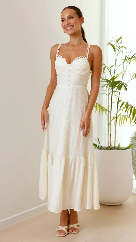 Beatrix Maxi Dress - Butter Cozy Maxi Dress with Slit