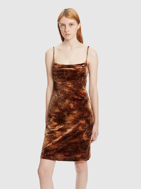 Crushed Velvet Mini Dress Trendy Mini Dress with Belt