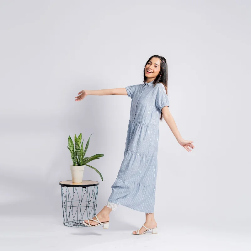 East West Women's Maxi Dress Fashionable Printed Maxi Dress