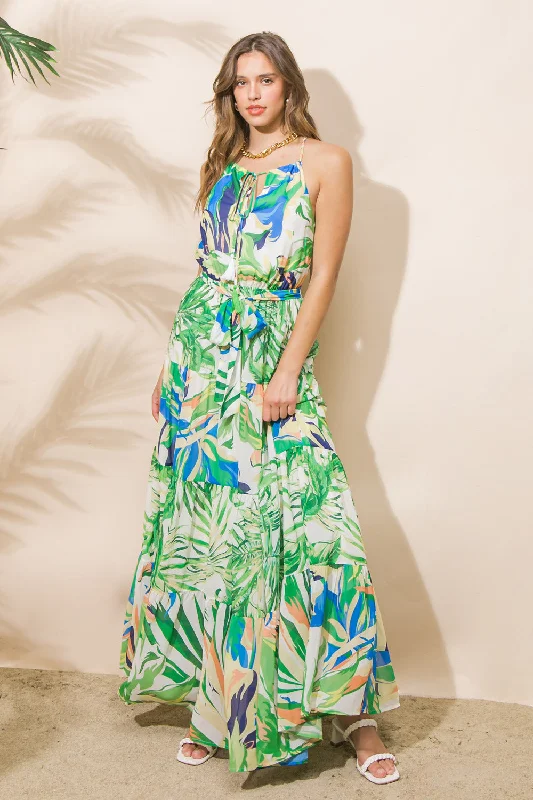 THOUSAND MILES MAXI DRESS Fashionable Open-Back Maxi Dress