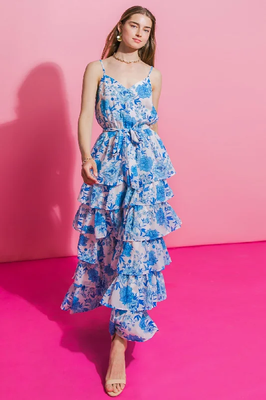 PRIVATE PARTIES WOVEN MAXI DRESS Stylish Boho Maxi Dress