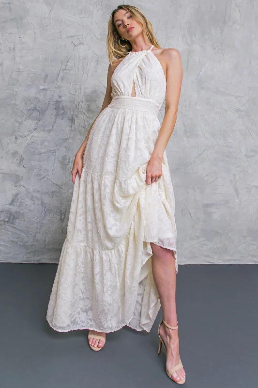 GOT WHAT I GOT WOVEN MAXI DRESS Stylish Button-Up Maxi Dress