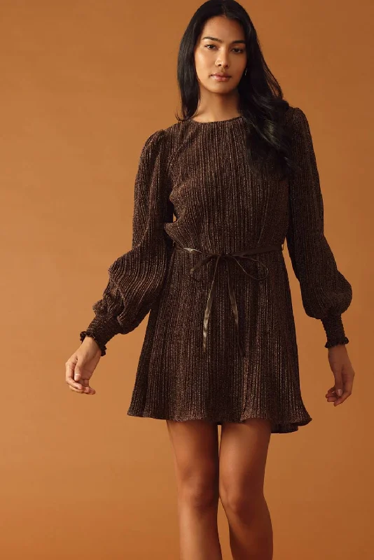 WHAT I FEEL WOVEN MINI DRESS Chic Sleeveless Mini Dress