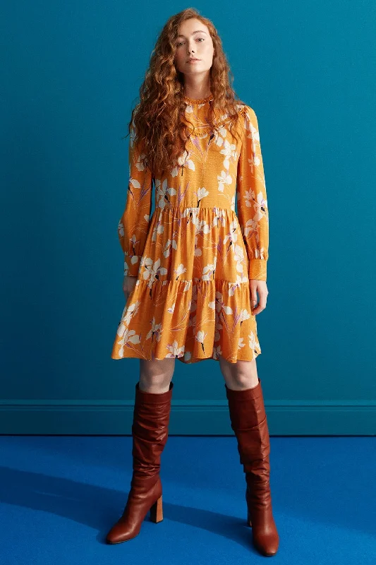 Paul Mini Dress Chic Pleated Mini Dress