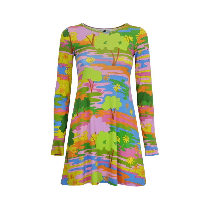 Penny Lane Long Sleeve Mini Dress Stylish Puff Sleeve Mini Dress