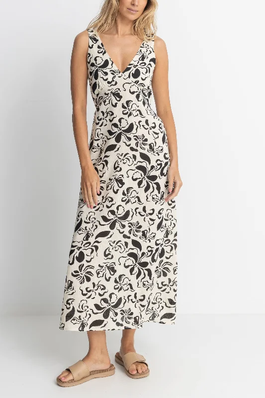Sundance Floral Maxi Dress Natural Fashionable Faux Wrap Maxi Dress
