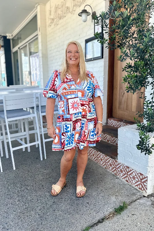 Sundaze Mini Dress Casual High-Waist Mini Dress