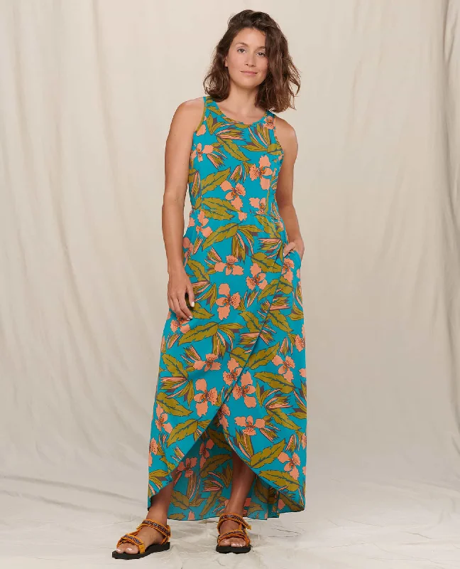 Sunkissed Maxi Dress Trendy Button Front Maxi Dress