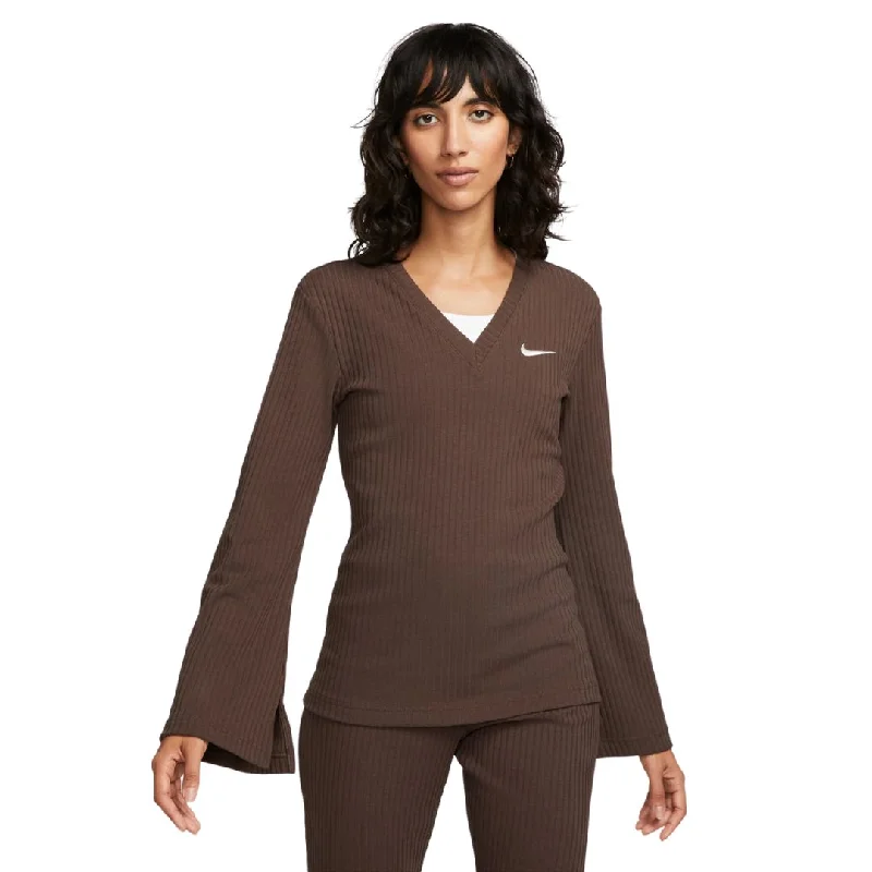 Sportswear Long Sleeve T-Shirt Collared Crew Neck Turtle Neck