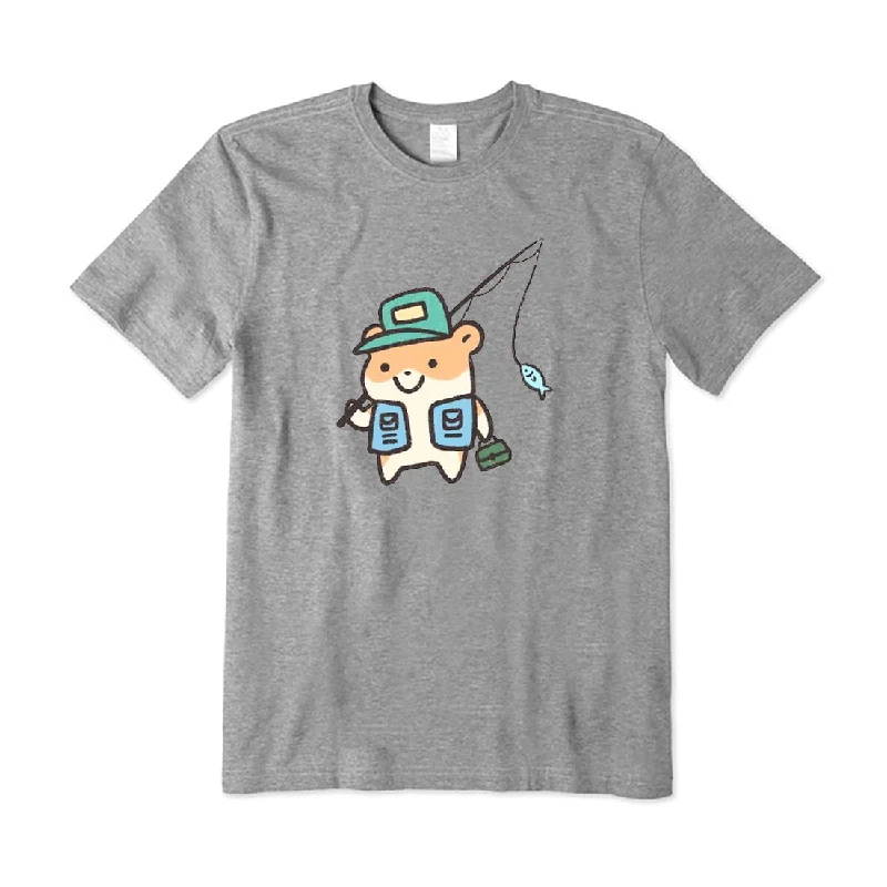 Hamster Fishing T-Shirt Nylon Fabric Polyester Fabric Spandex Fabric