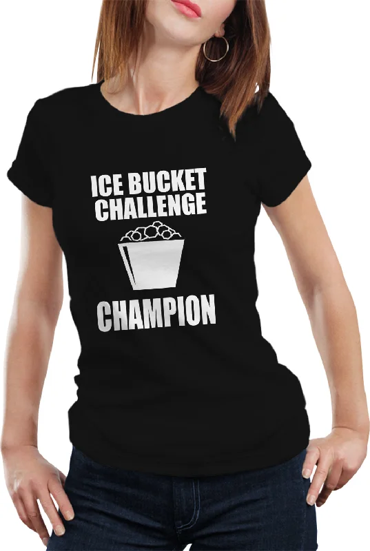 Ice Bucket Challenge Champion Girl's T-Shirt Graphic T-Shirt Round Neck Polyester