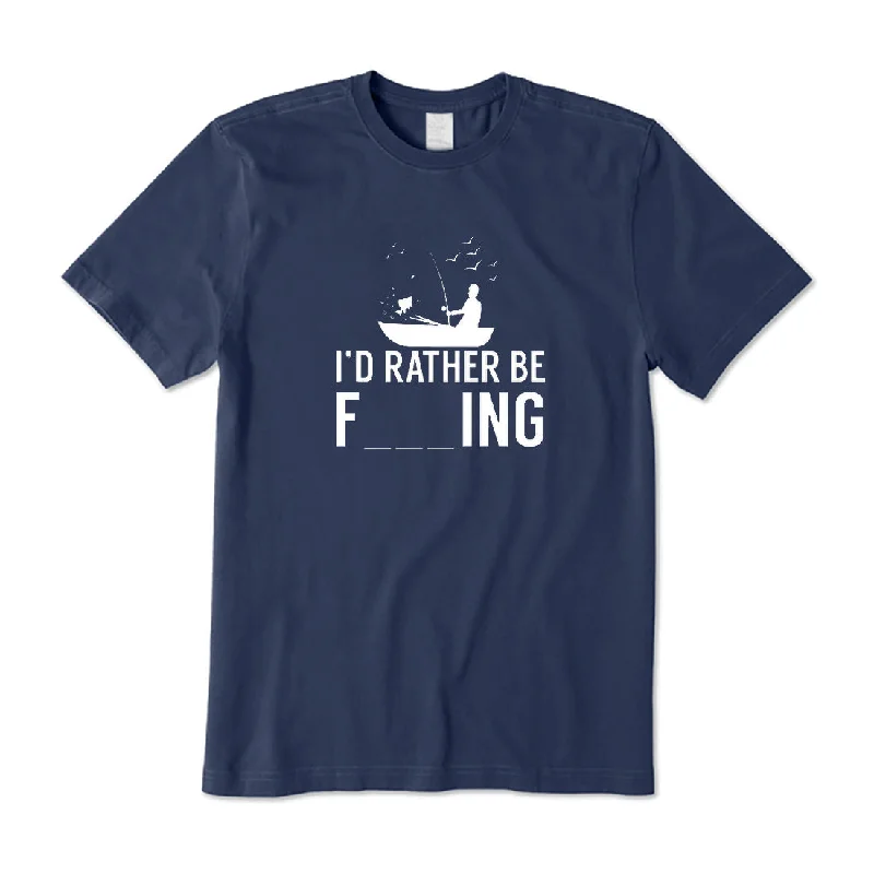 I'd Rather Be F_ing T-Shirt Chenille Brocade Lace