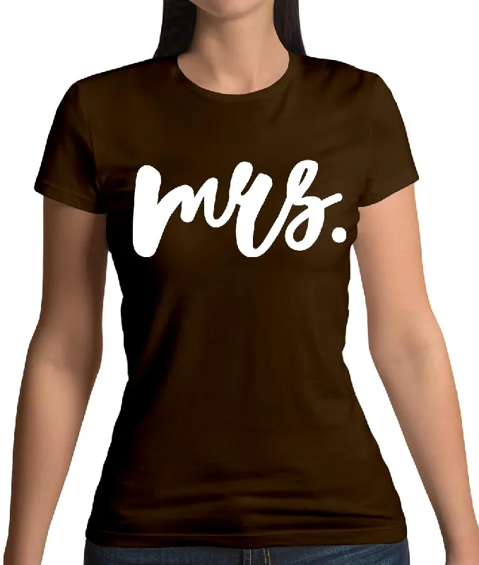 Mrs T-Shirt Womens T-Shirt Satin Blend Silk Blend Wool Blend