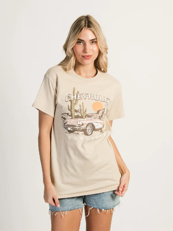 CHEVY CORVETTE T-SHIRT Layered Multi-layer Single Layer