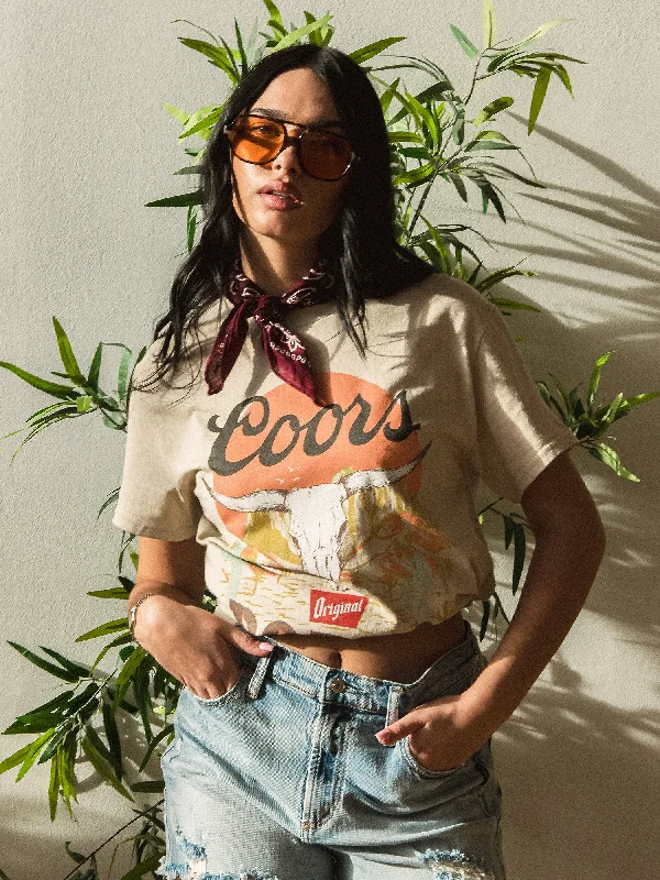 COORS RODEO T-SHIRT Embroidered Appliqued Beaded