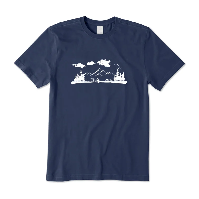 Outdoor Fishing T-Shirt Welt Pockets Slit Pockets Flap Pockets