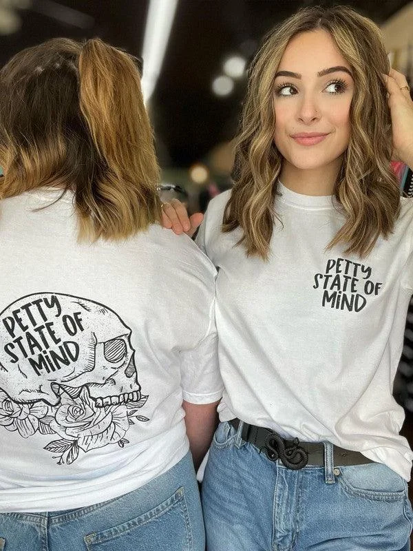 Petty State of Mind Tee Handmade Hand-knitted Hand-woven