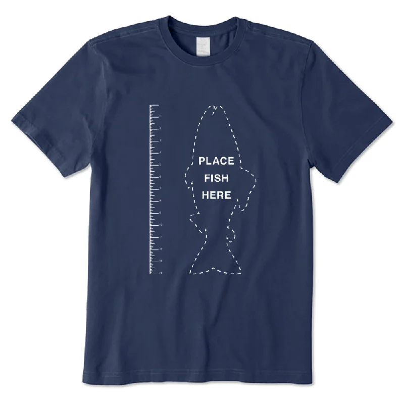 Place Fish Here T-Shirt Terry Blend Velvet Blend Canvas Blend