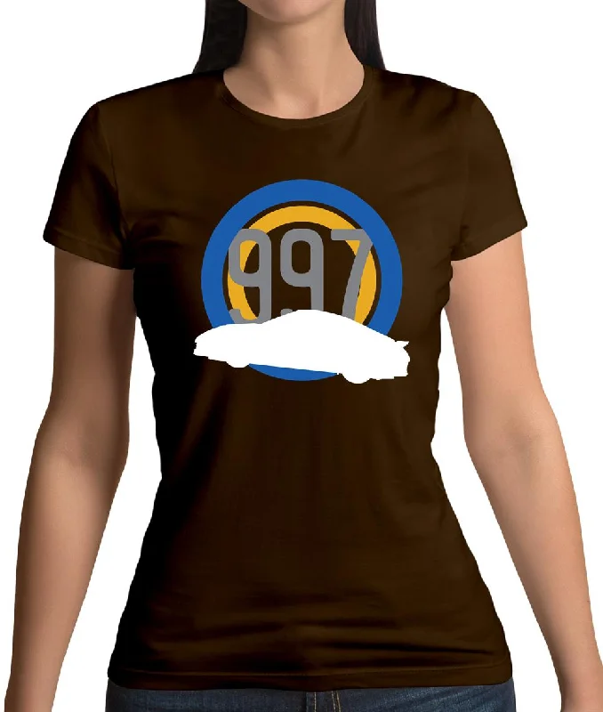 997 Silhouette Womens T-Shirt Houndstooth Herringbone Solid