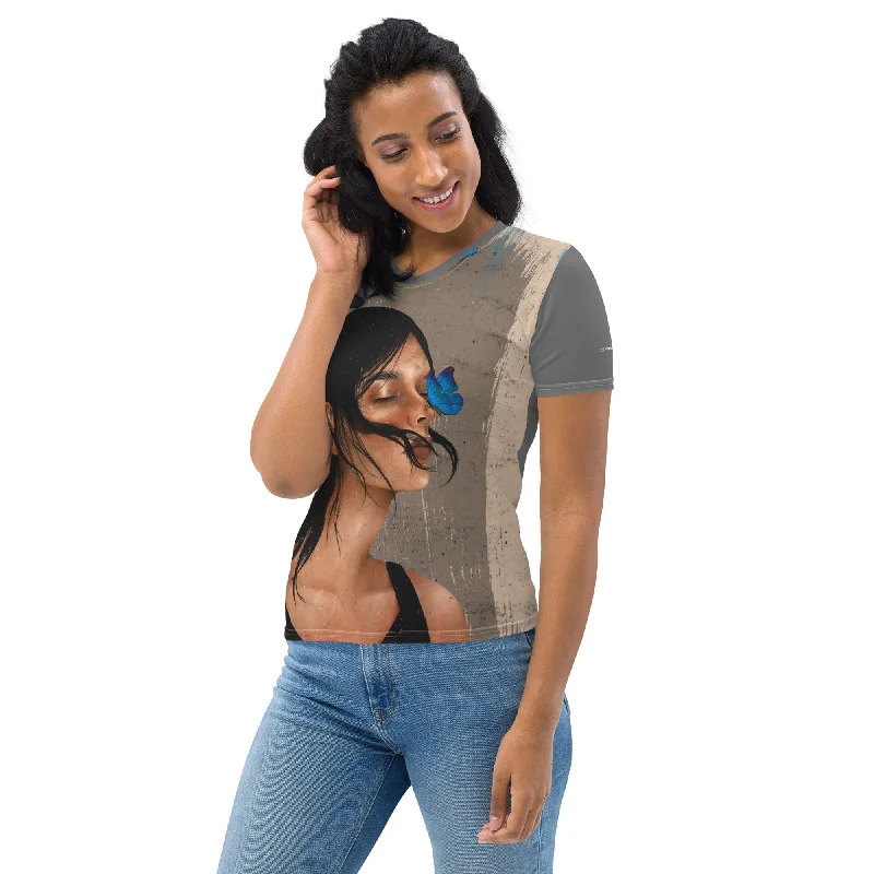 SOLACE Women's T-Shirt Elegant Classic Vintage