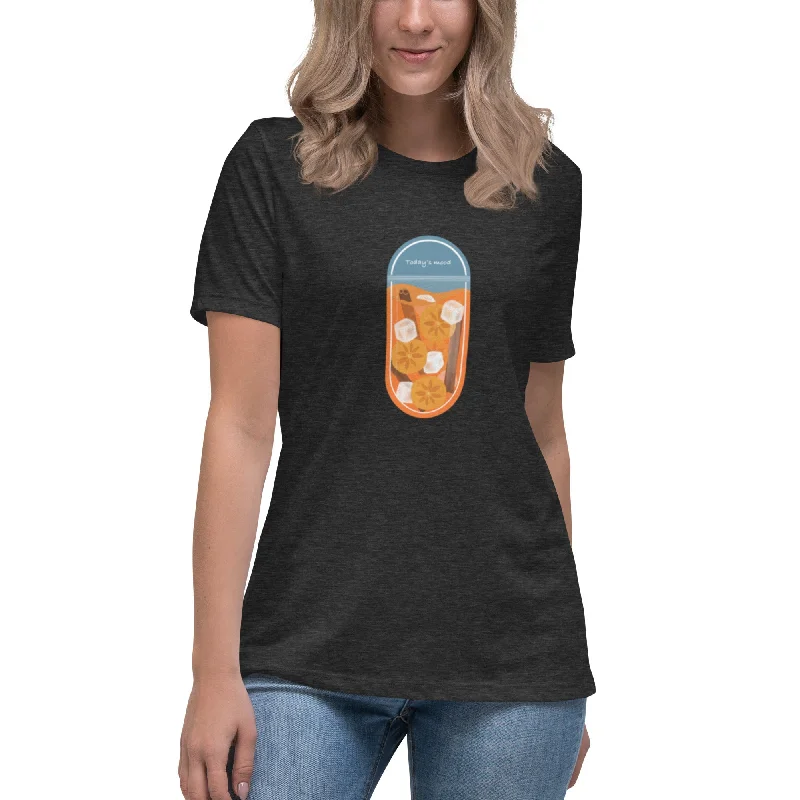 TODAY'S MOOD 11 Women's Relaxed T-Shirt Terry Blend Velvet Blend Canvas Blend