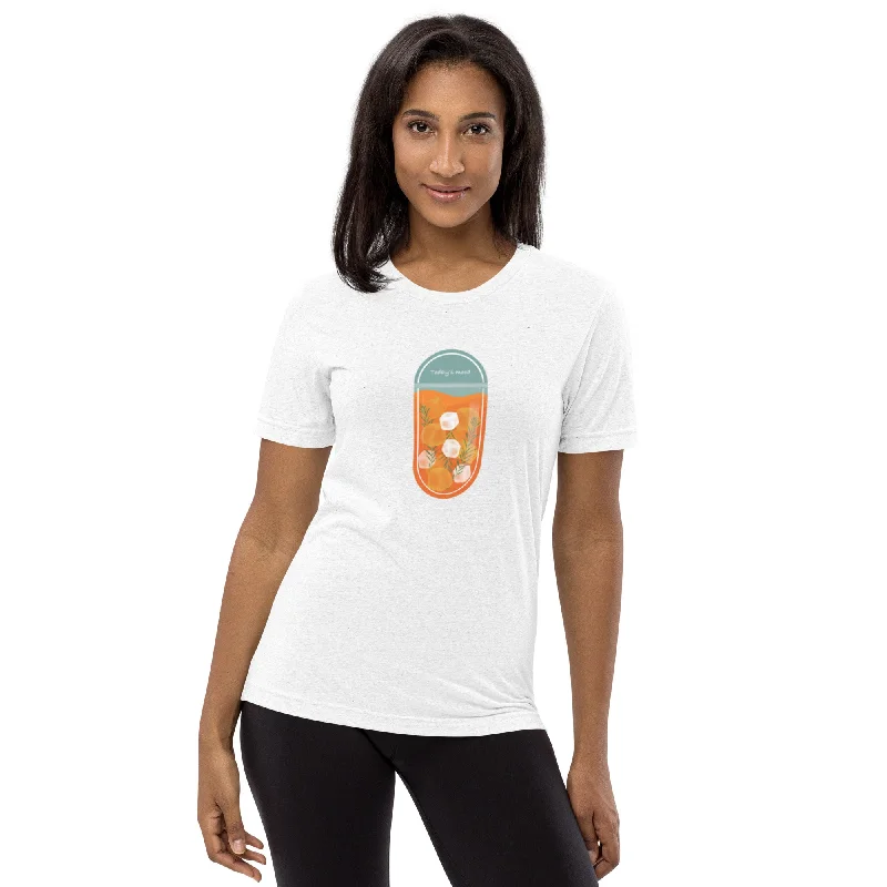 TODAY'S MOOD 2 Women's Tri-Blend T-Shirt Thin T-Shirt Open Front Quick Dry