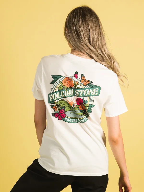 VOLCOM LOCK IT UP T-SHIRT Collared Crew Neck Turtle Neck