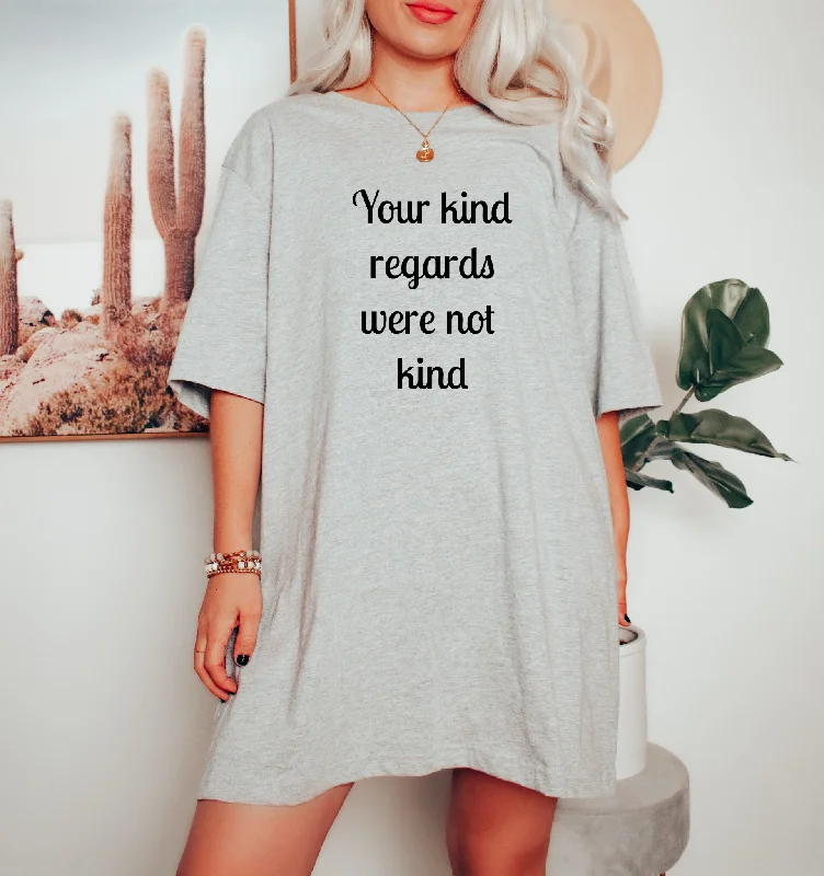 Kind Regards Tee Spandex Blend Rayon Blend Denim Blend