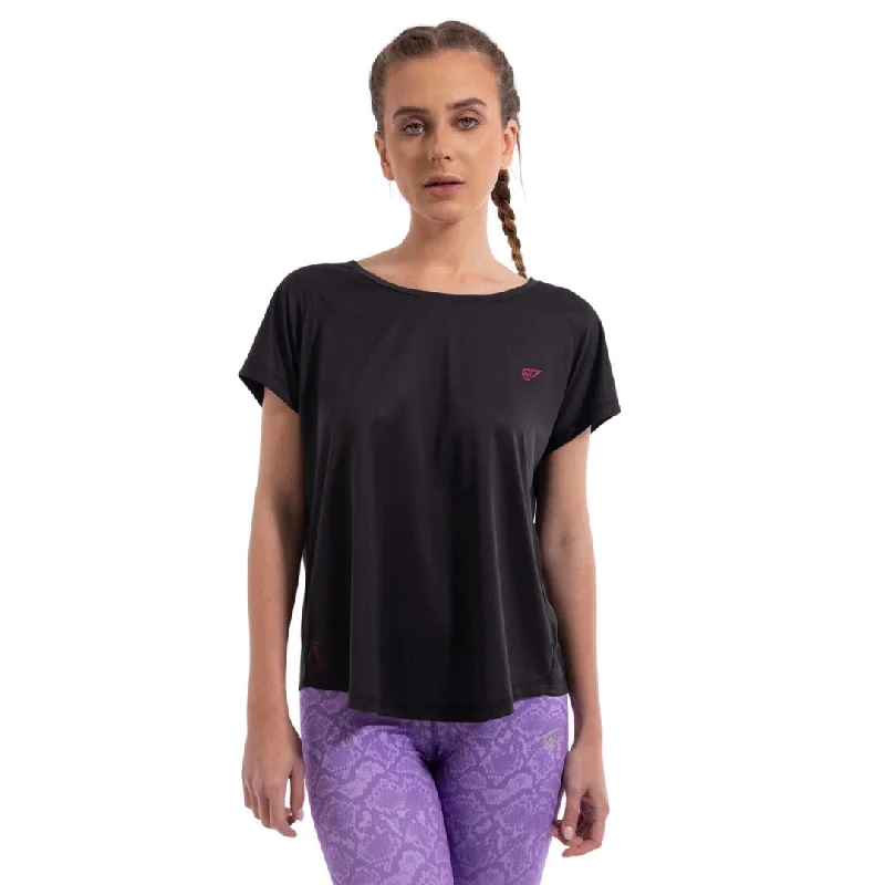 Unravel Tie Back T-Shirt Fitted T-Shirt Seamless Stretchy