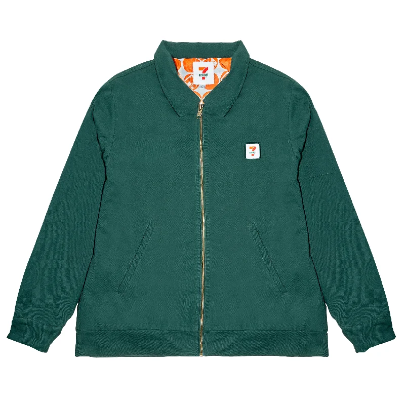 7-Eleven® Canvas Jacket Zip Front Button Front Snap Front