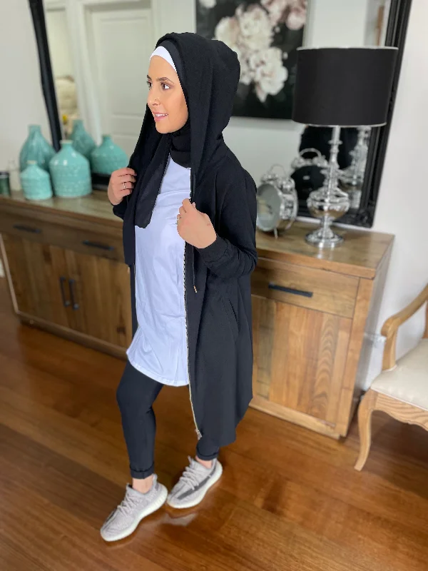 Britney Long Jacket Welt Pockets Slit Pockets Flap Pockets