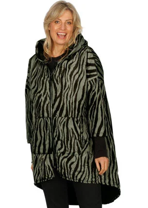 E'Talia Animal Print Jacket Cardigan Sweater Pullover
