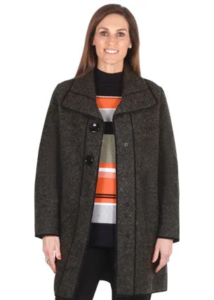 Jillian Boiled Wool Jacket Satin Jacket Silk Jacket Chiffon Jacket