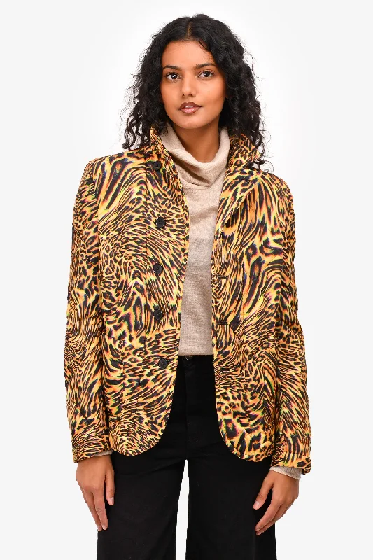 Maison Margiela Yellow Printed Light Puff Jacket Size 38 Striped Jacket Polka Dot Jacket Floral Jacket Maison Margiela Yellow Printed Light Puff Jacket Size 38 Striped Jacket Polka Dot Jacket Floral Jacket
