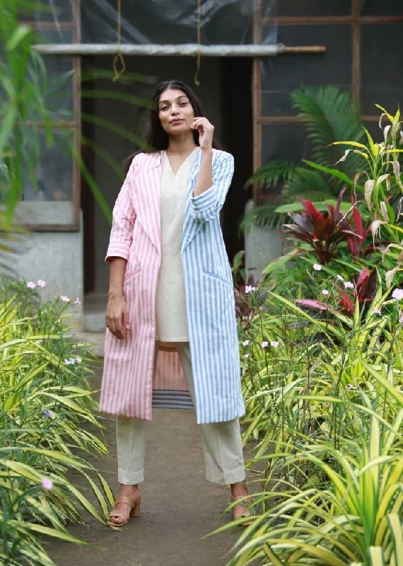 Noon Long Jacket Belted Jacket Elasticated Jacket Padded Jacket