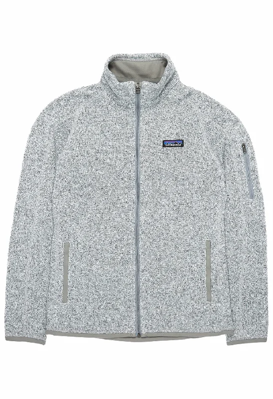 Patagonia Better Sweater Women's Jacket - Birch White Satin Jacket Silk Jacket Chiffon Jacket Patagonia Better Sweater Women's Jacket - Birch White Satin Jacket Silk Jacket Chiffon Jacket