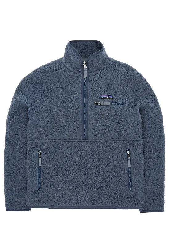 Patagonia Retro Pile Marsupial Women's Fleece Jacket - Smolder Blue Striped Jacket Polka Dot Jacket Floral Jacket Patagonia Retro Pile Marsupial Women's Fleece Jacket - Smolder Blue Striped Jacket Polka Dot Jacket Floral Jacket