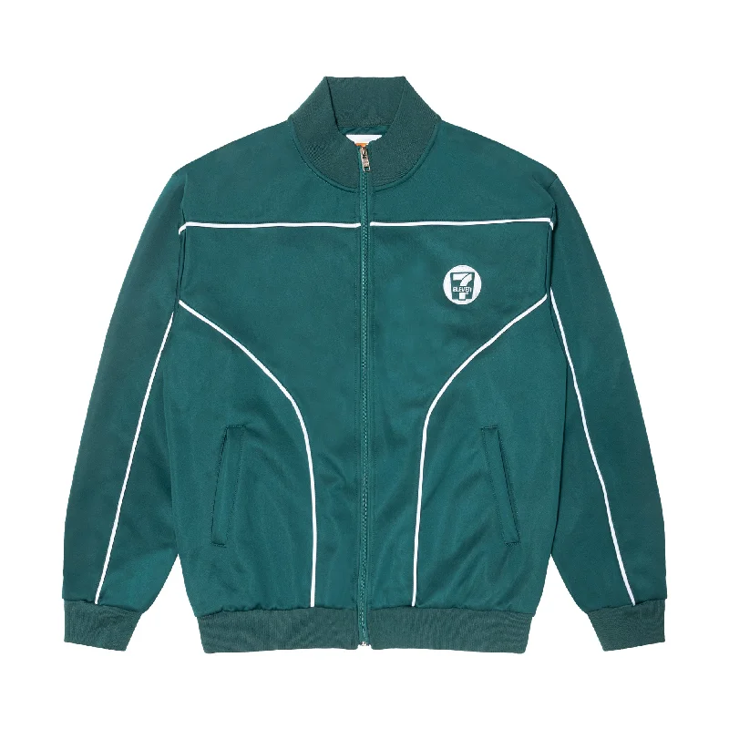 Warmup Tricot Jacket Stand-Up Collar Roll-Neck Collar Turtle Neck