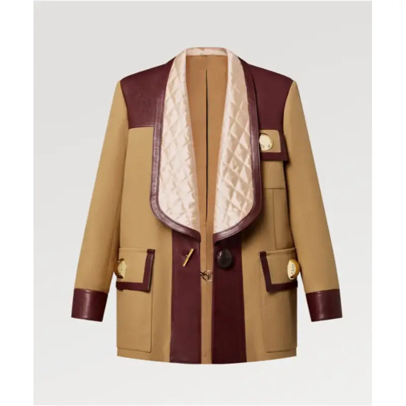 Women Stud Button Jacket Zippered Front Buttoned Front Snap Front